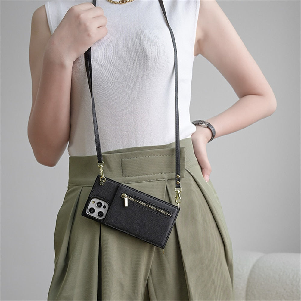 Sachi iPhone Crossbody Cell Phone Case