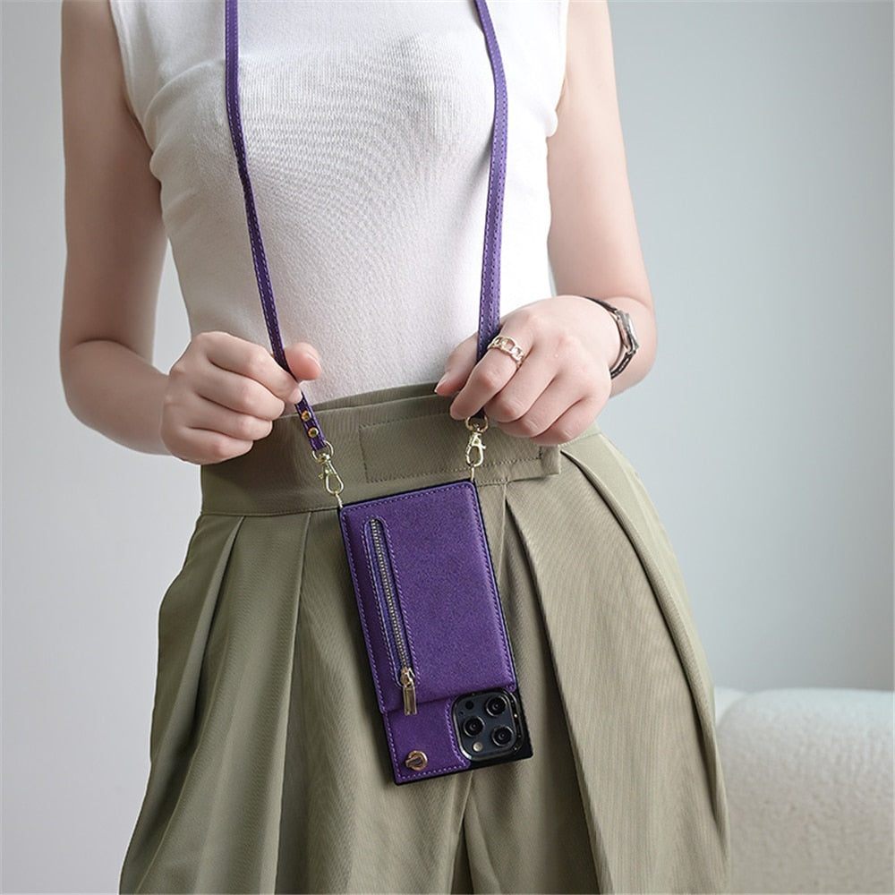 Sachi iPhone Crossbody Cell Phone Case