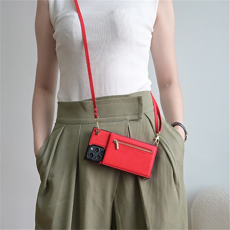 Sachi iPhone Crossbody Cell Phone Case