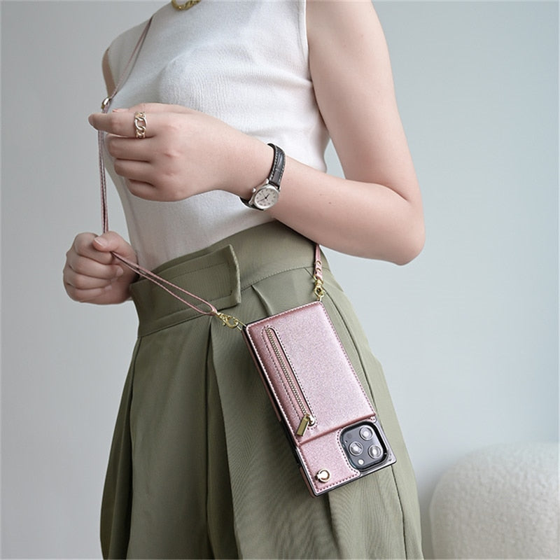 Sachi iPhone Crossbody Cell Phone Case